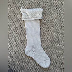 Melange Collection Handmadede Christmas Stockings Ecru